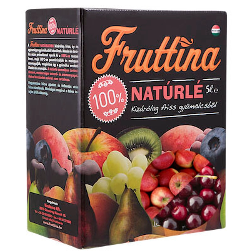 Gyümölcslé, Fruttina (alma-meggy,5l)
