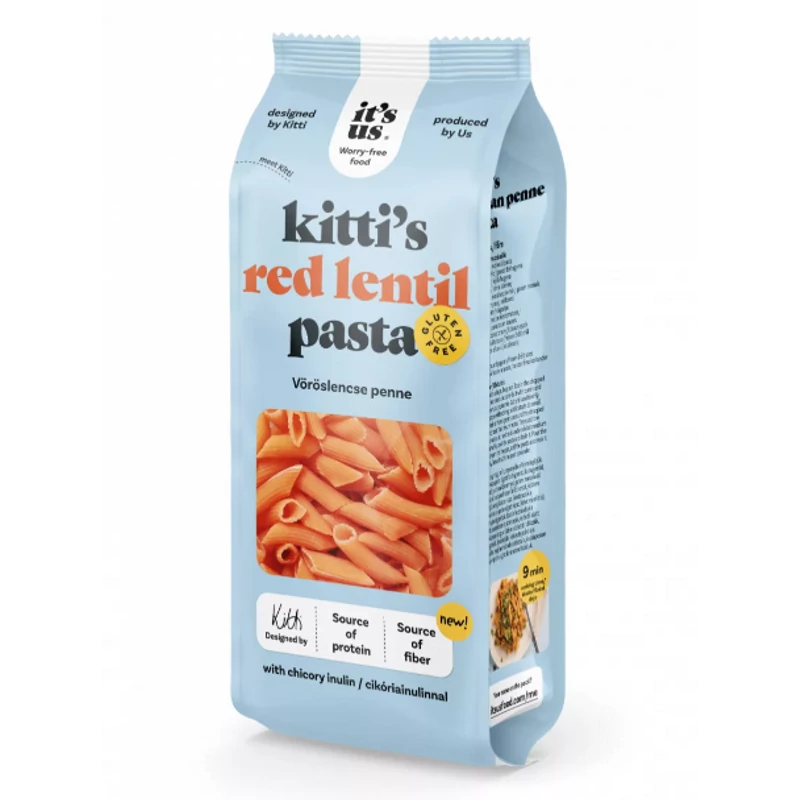 It's us kittys vöröslencse penne tészta (200 g)