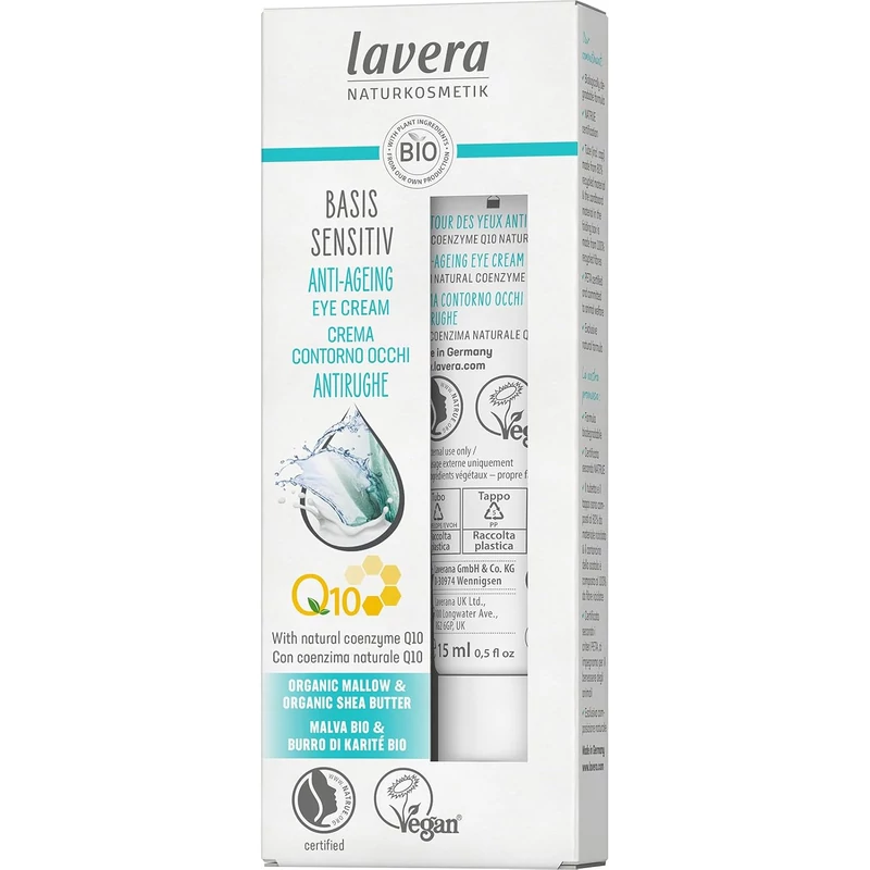 Lavera Basis Sensitive Q10 szemránckrém (15 ml)