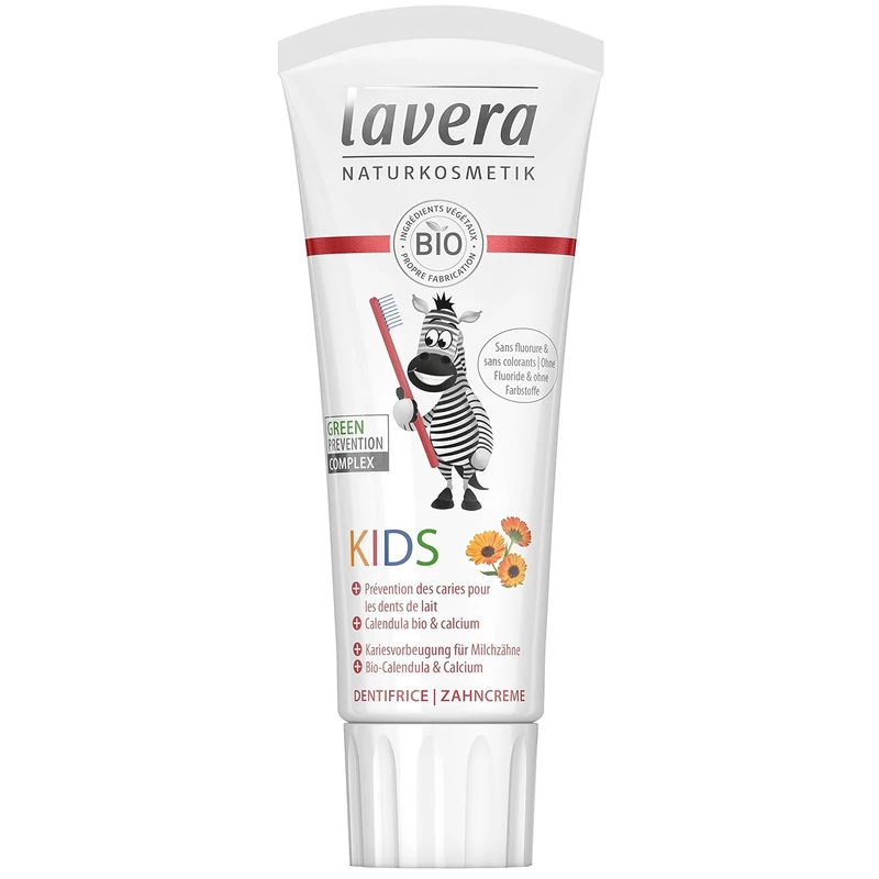 Lavera Basis Sen. fogkrém, gyerek körömvirággal és kalciummal (75 ml)