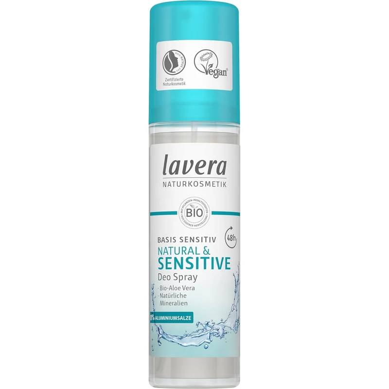 lavera BASIS S pumpás dezodor - NATURAL &amp; SENSITIVE (75 ml)
