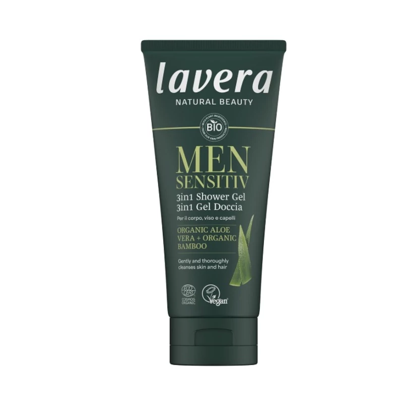 Lavera Men Sensitive tusfürdő és sampon