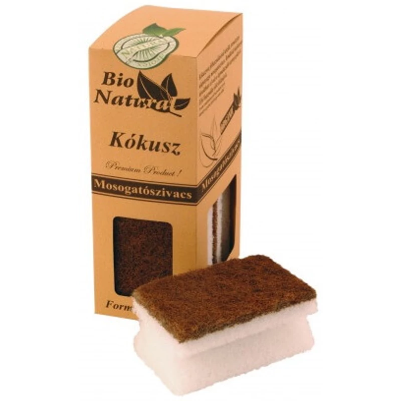 Mosogatószivacs, kókusz formára vágott (4db)