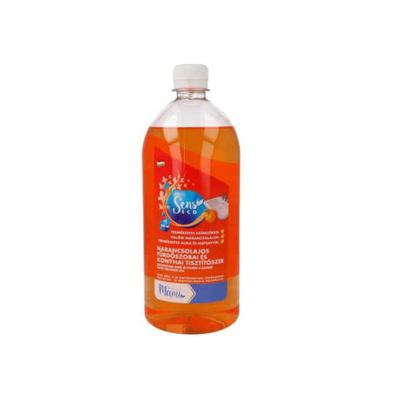 Fürdőszoba tisztítószer narancsos, SensEco (1000ml)