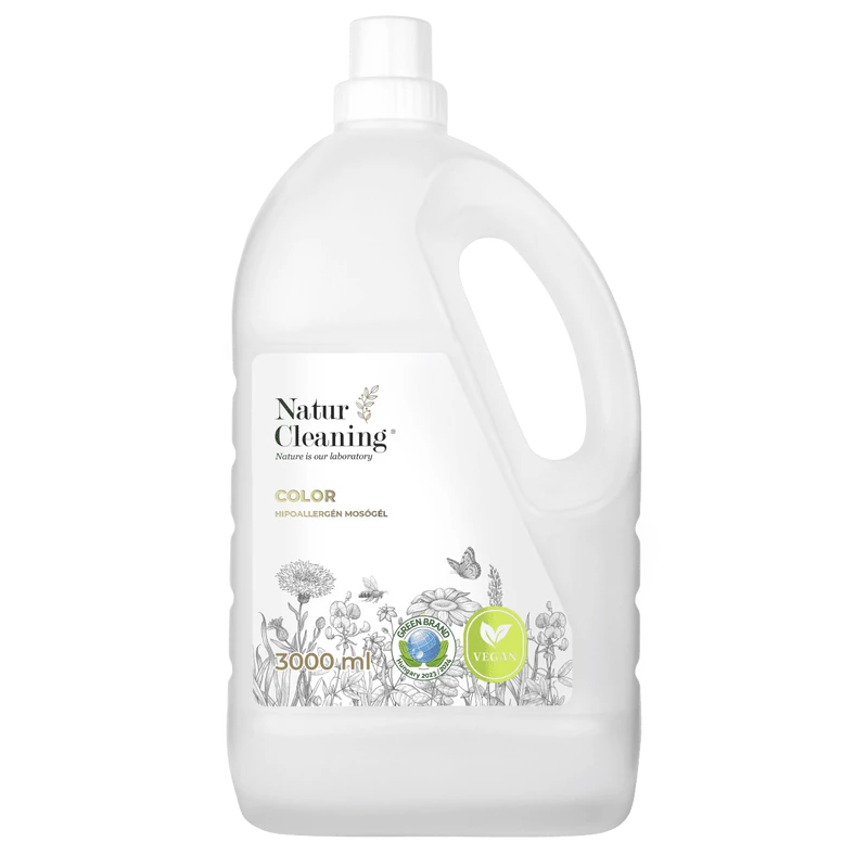 NaturCleaning Color hipoallergén mosógél (3 liter)