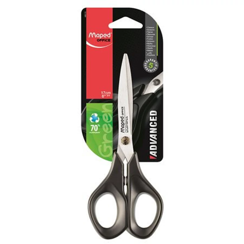 Olló Advanced Green, Maped Green (17cm)
