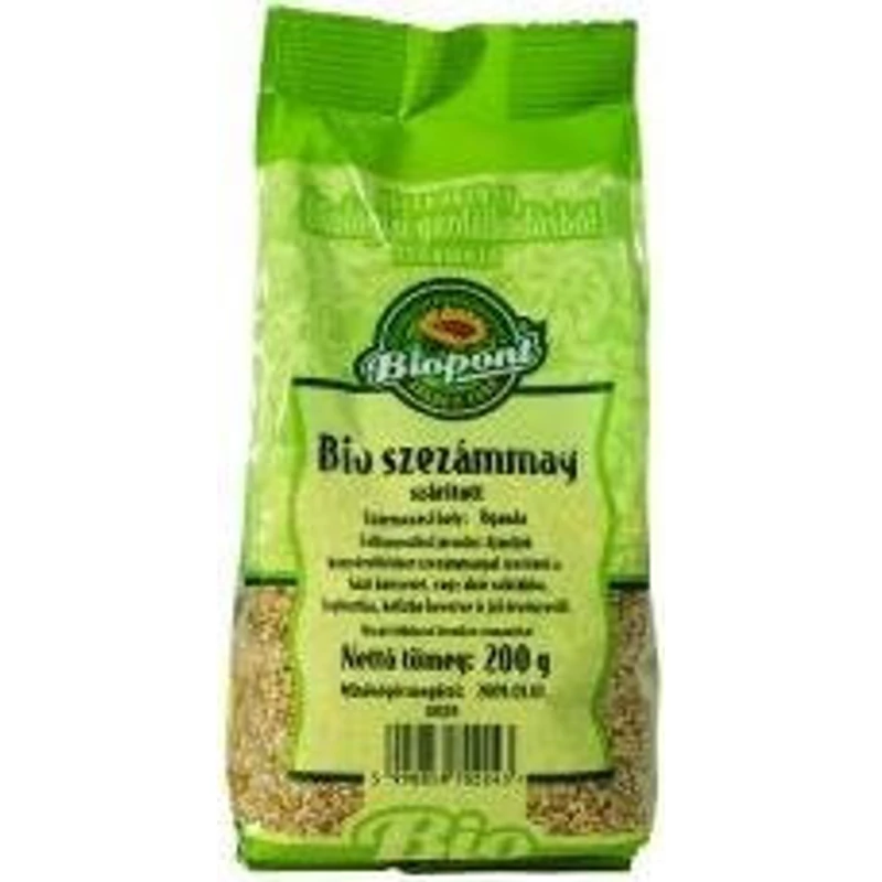 Szezámmag bio, Biopont