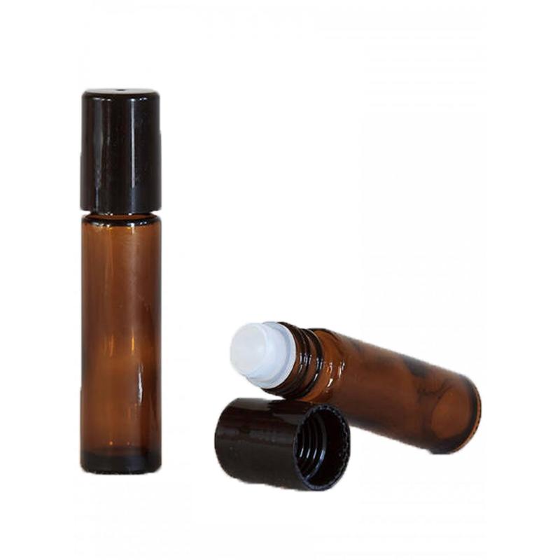 Barna golyós roll-on üveg (10ml)