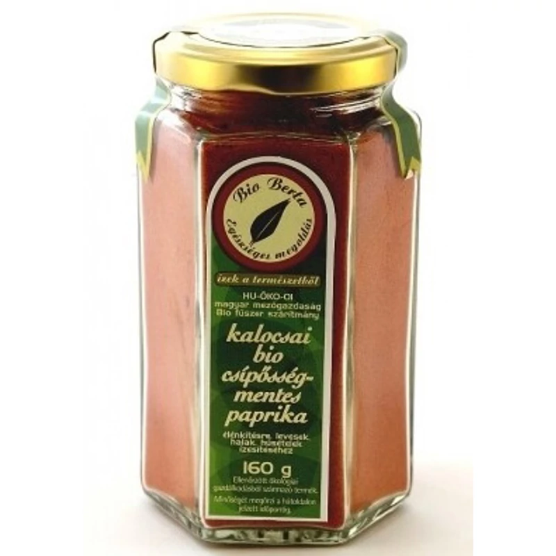 Bio Berta bio kalocsai csípősségmentes paprika (160 g)