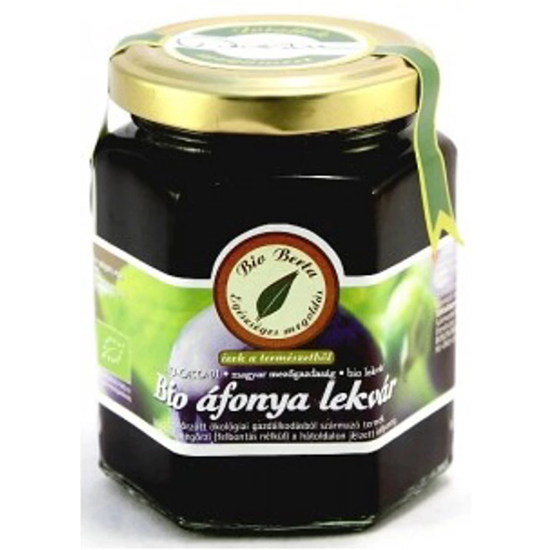 Bio Berta Bio Áfonyalekvár (190 g)