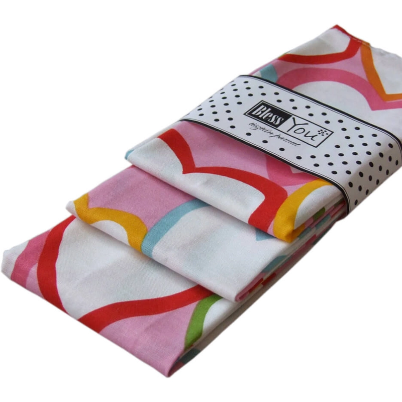 Textil zsebkendő 3 db-os, BlessYou (Női-Anyák napi)