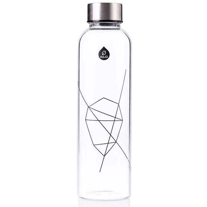 Equa mismatch üveg kulacs (Fekete,750ml)