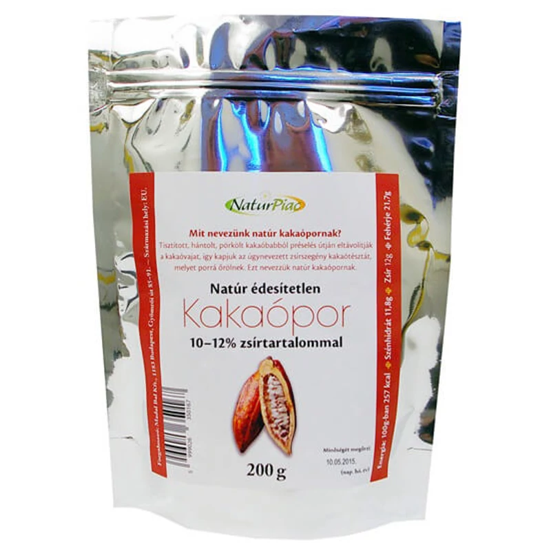 Kakaópor finomítatlan natúr