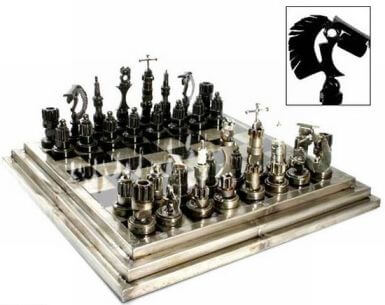 Újrahasznositott sakktábla