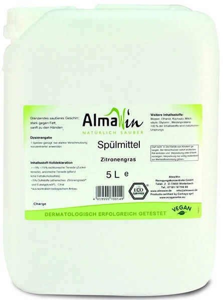 AlmaWin mosogatószer koncentrátum (citrom-5l)
