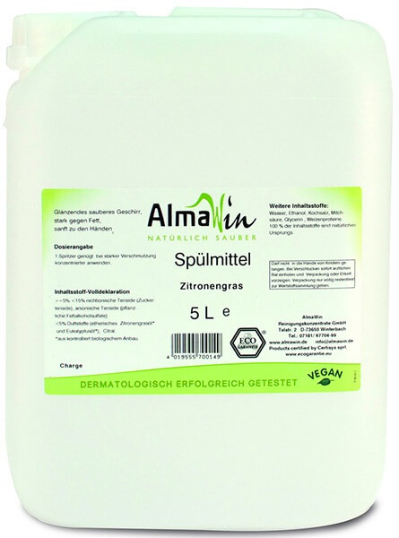 AlmaWin mosogatószer koncentrátum (citrom-5l)