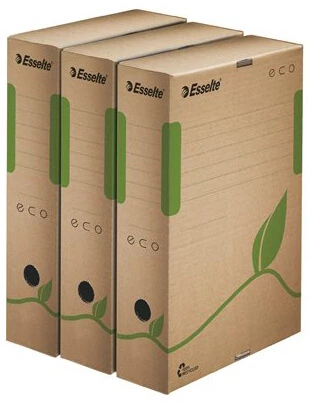 Archiváló doboz kartonból, ESSELTE Eco (A4,80mm)