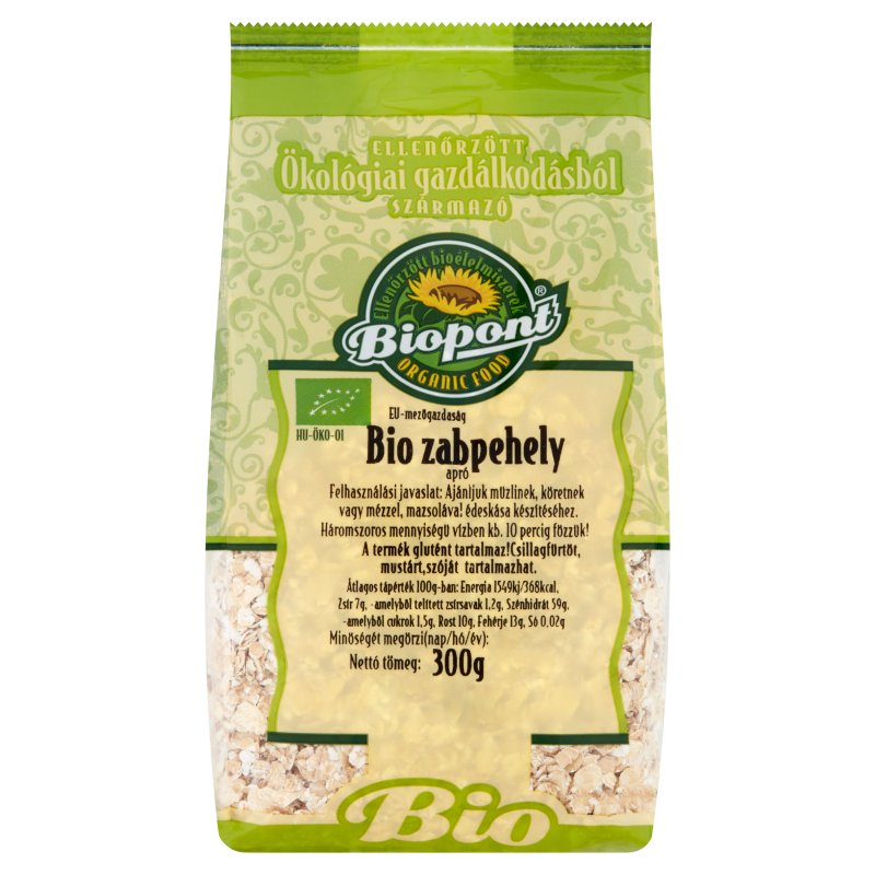 Zabpehely bio, Biopont (apró)