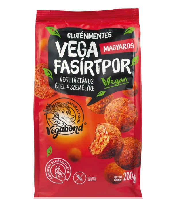 Vegabond Vega fasirtpor - gluténmentes, magyaros (200 g)