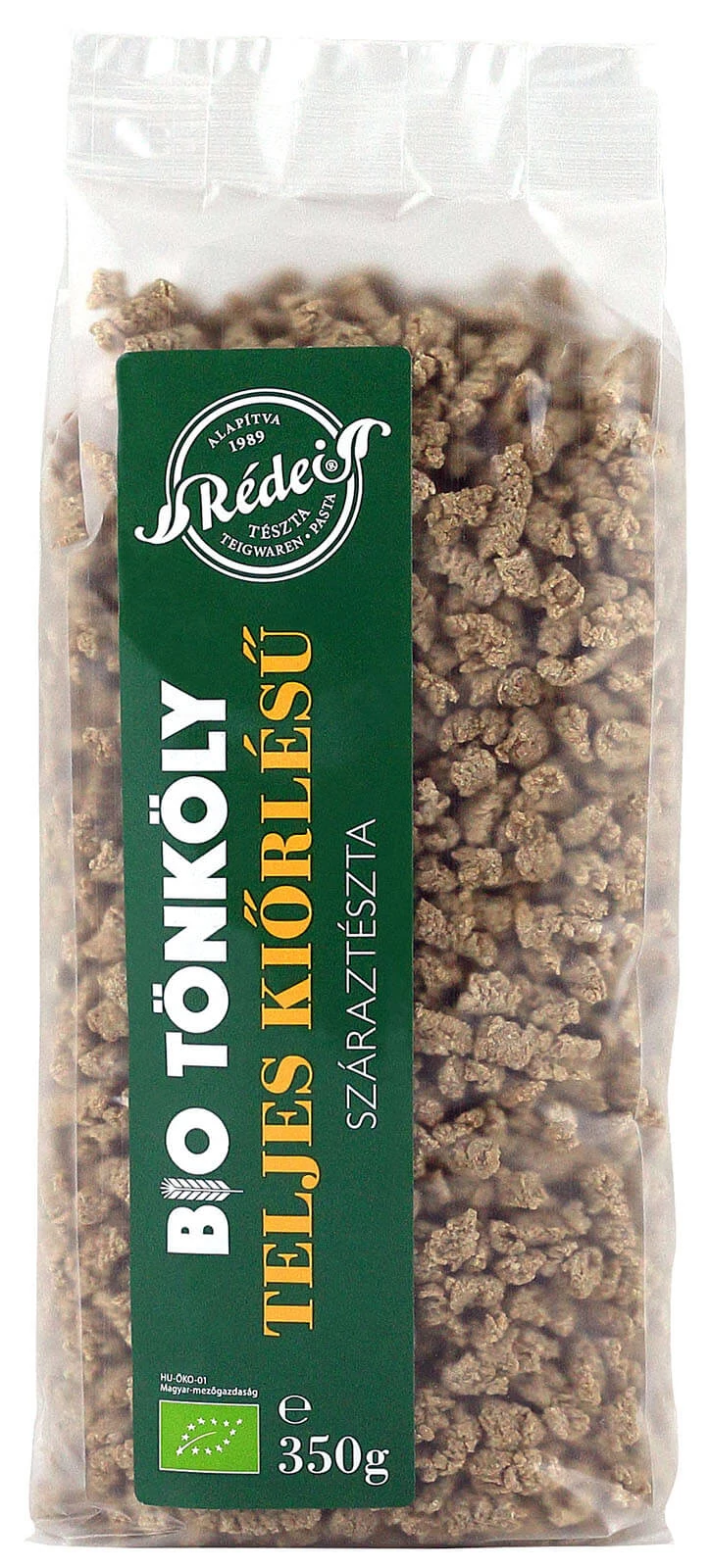 Bio tészta, teljes kiőrlésű Rédei (tarhonya-kézi)