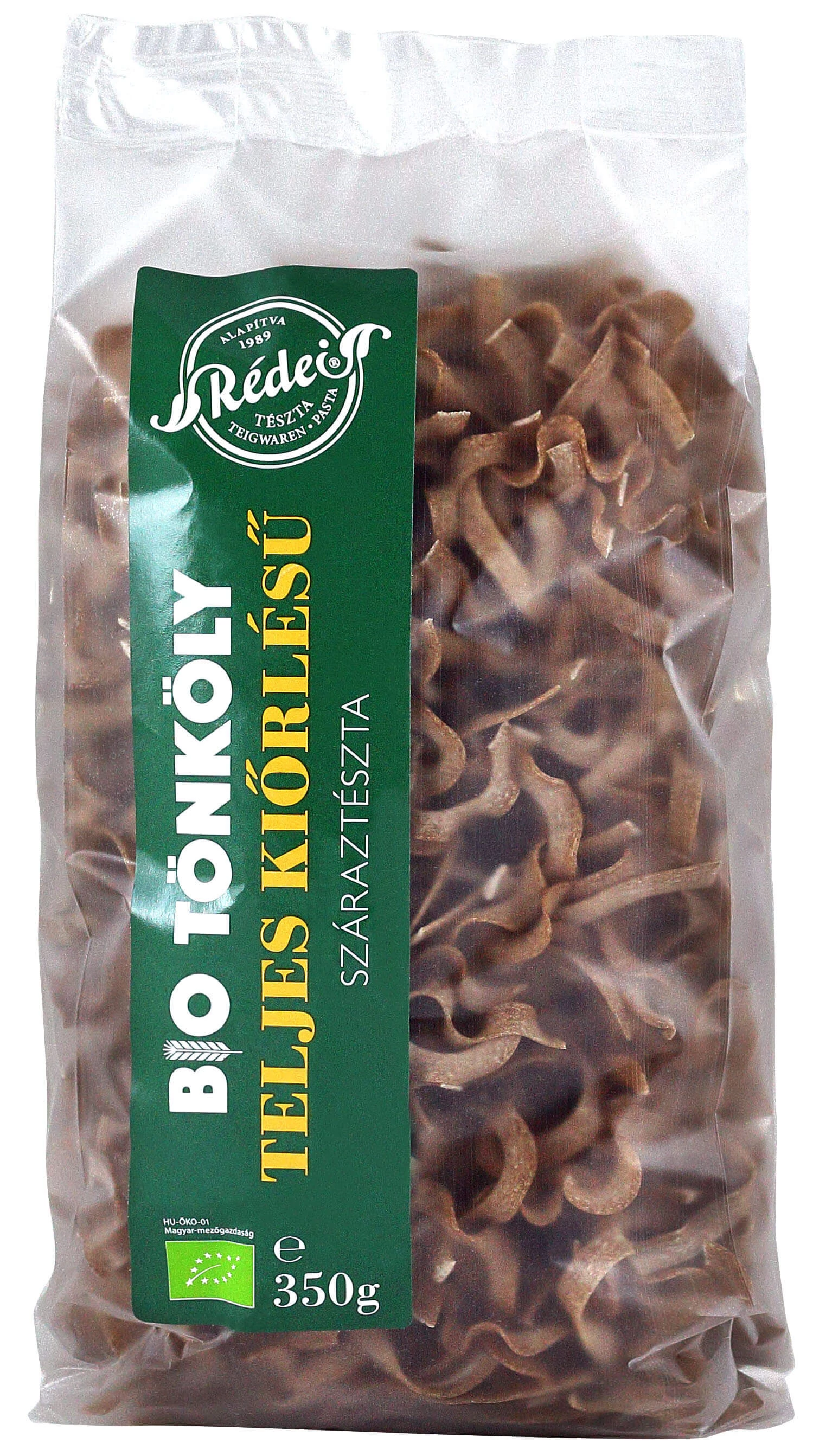 Bio tészta, teljes kiőrlésű Rédei (szélesmetélt)