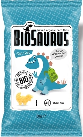 BioSaurus kukoricás snack (tengeri sós)