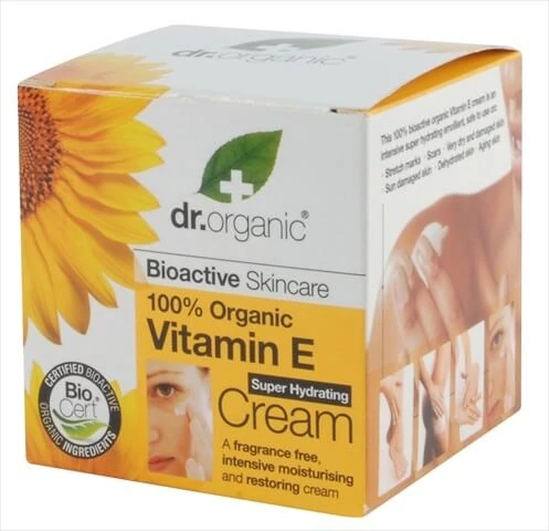 Dr. Organic szuper-hidratáló krém (E vitamin)