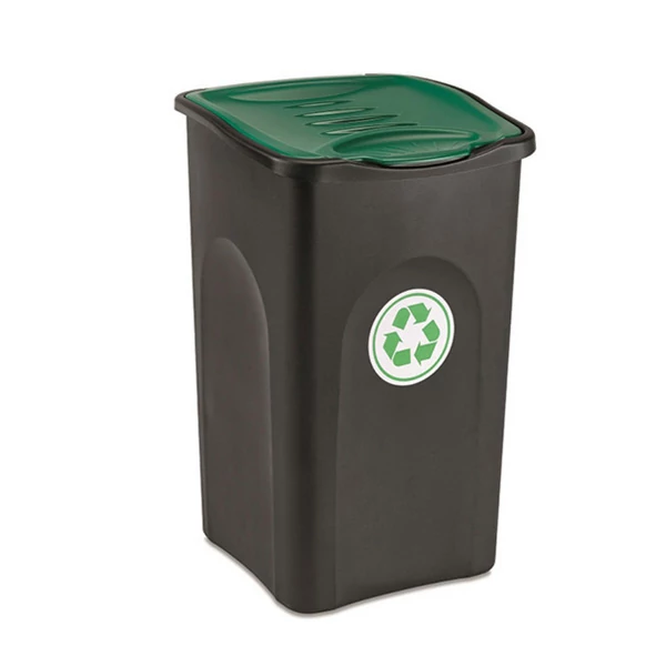 Ecogreen Szelektív tároló - zöld (50 l)