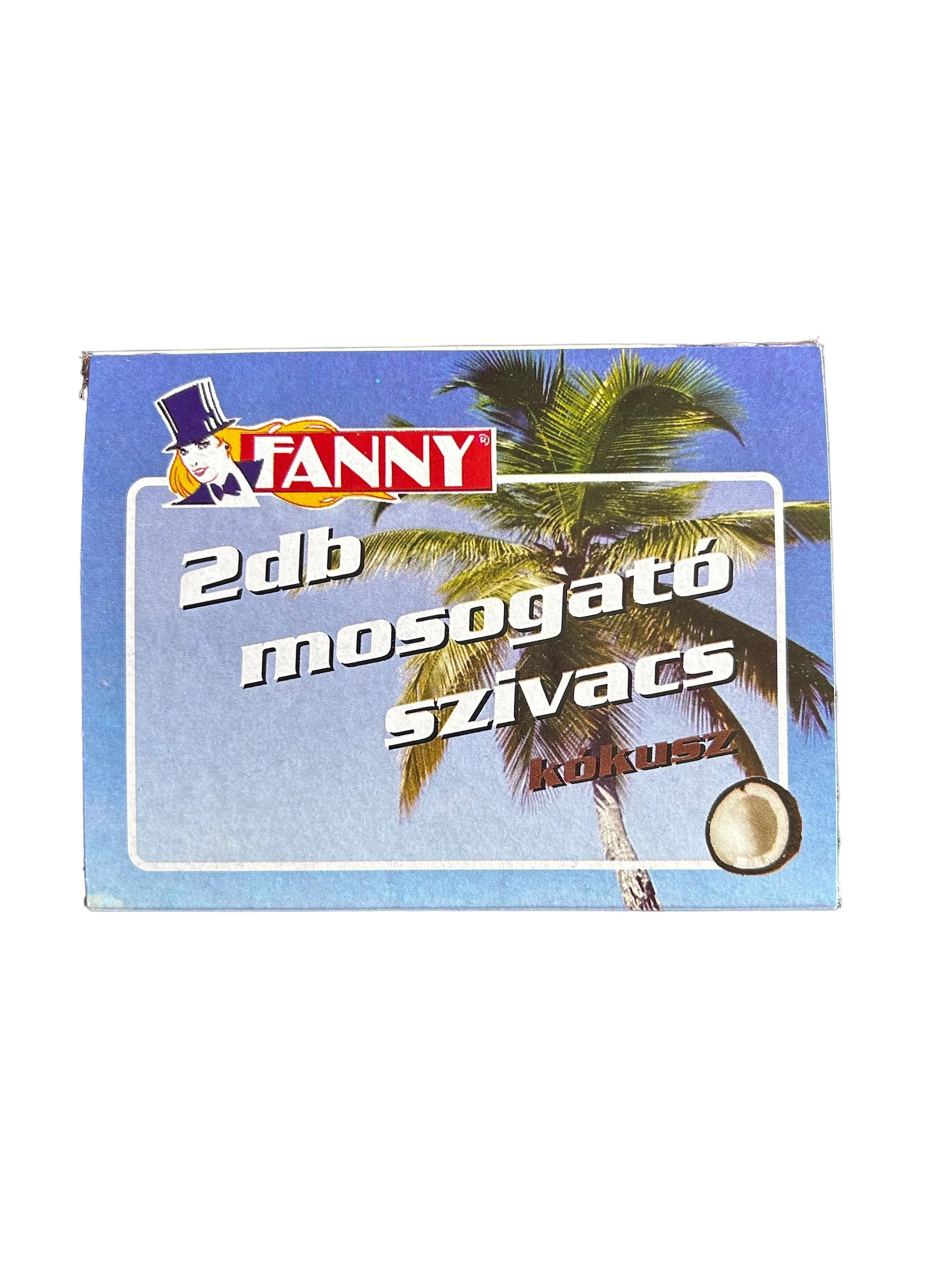 FANNY Mosogatószivacs - formázott, kókusz (2 db)