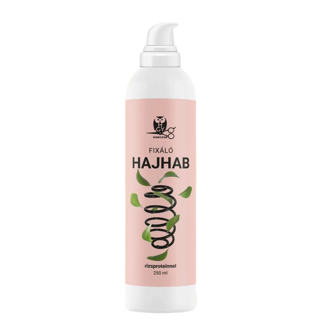 Herczeg Hidratáló-fixáló hajhab rizsproteinnel (200 ml)