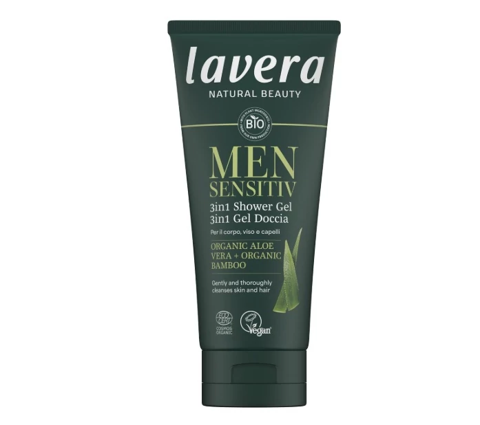 Lavera Men Sensitive tusfürdő és sampon