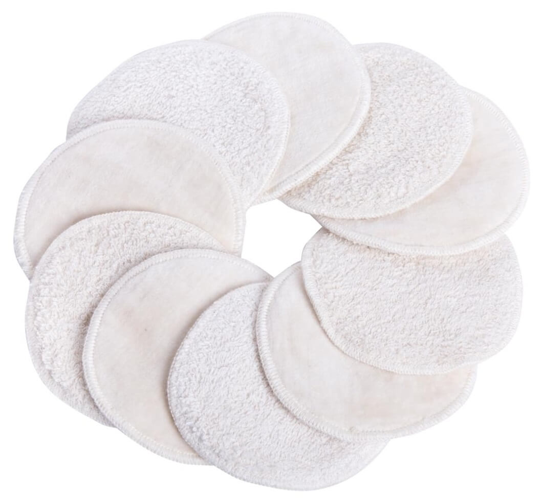 Mosható arctisztító párna biopamut - 2 db-os csomag (9 cm)