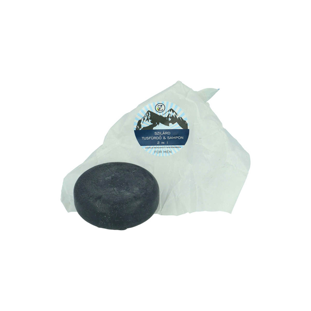 Eco-Z Szilárd 2in1 Tusfürdő & sampon tömb - for men (85 g)