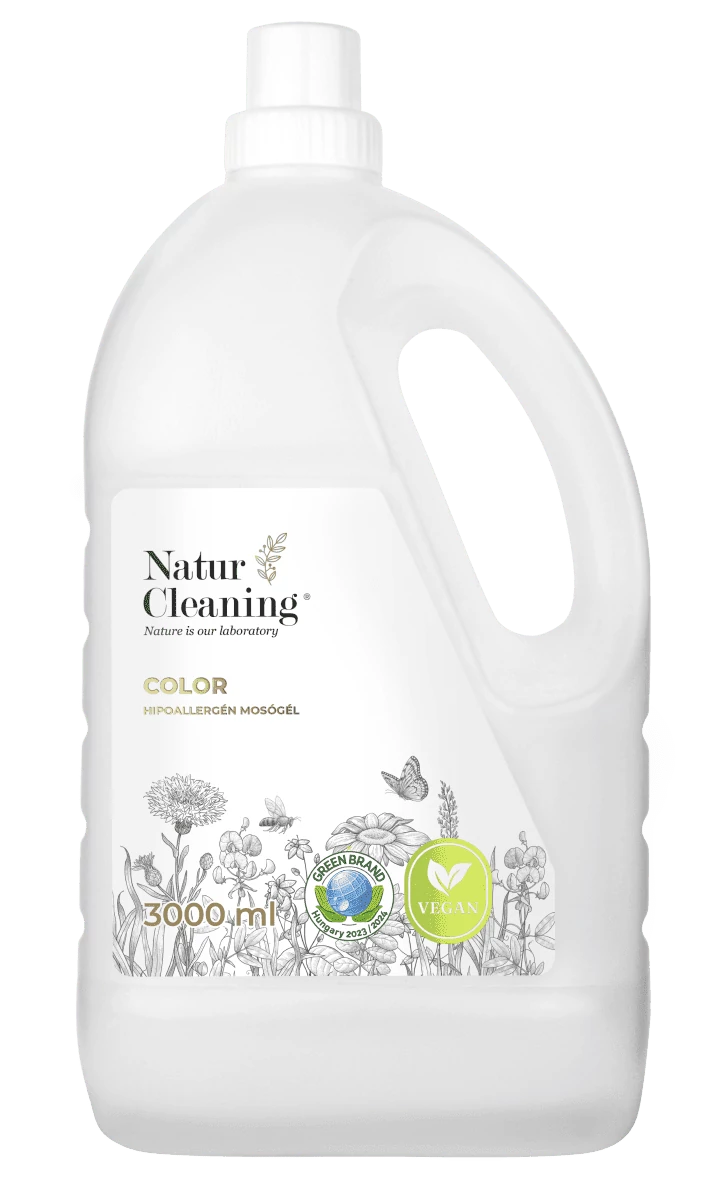 NaturCleaning Color hipoallergén mosógél (3 liter)