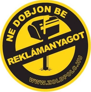 Nem kérünk reklámanyagot postaláda matrica