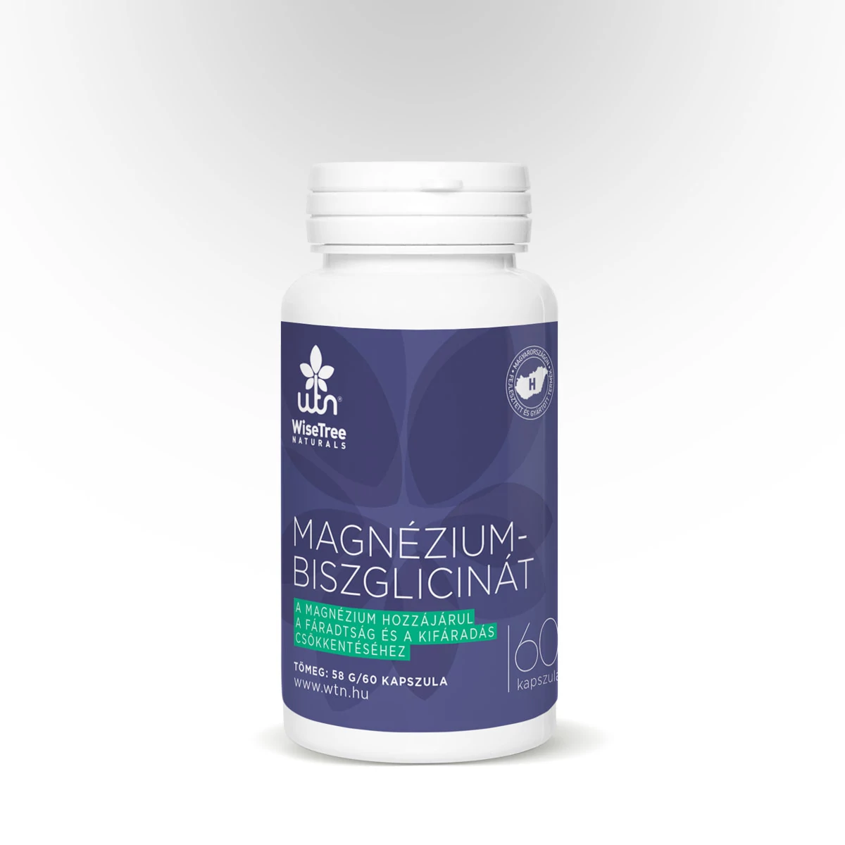 Wise Tree Naturals Magnézium-biszglicinát (60 db)