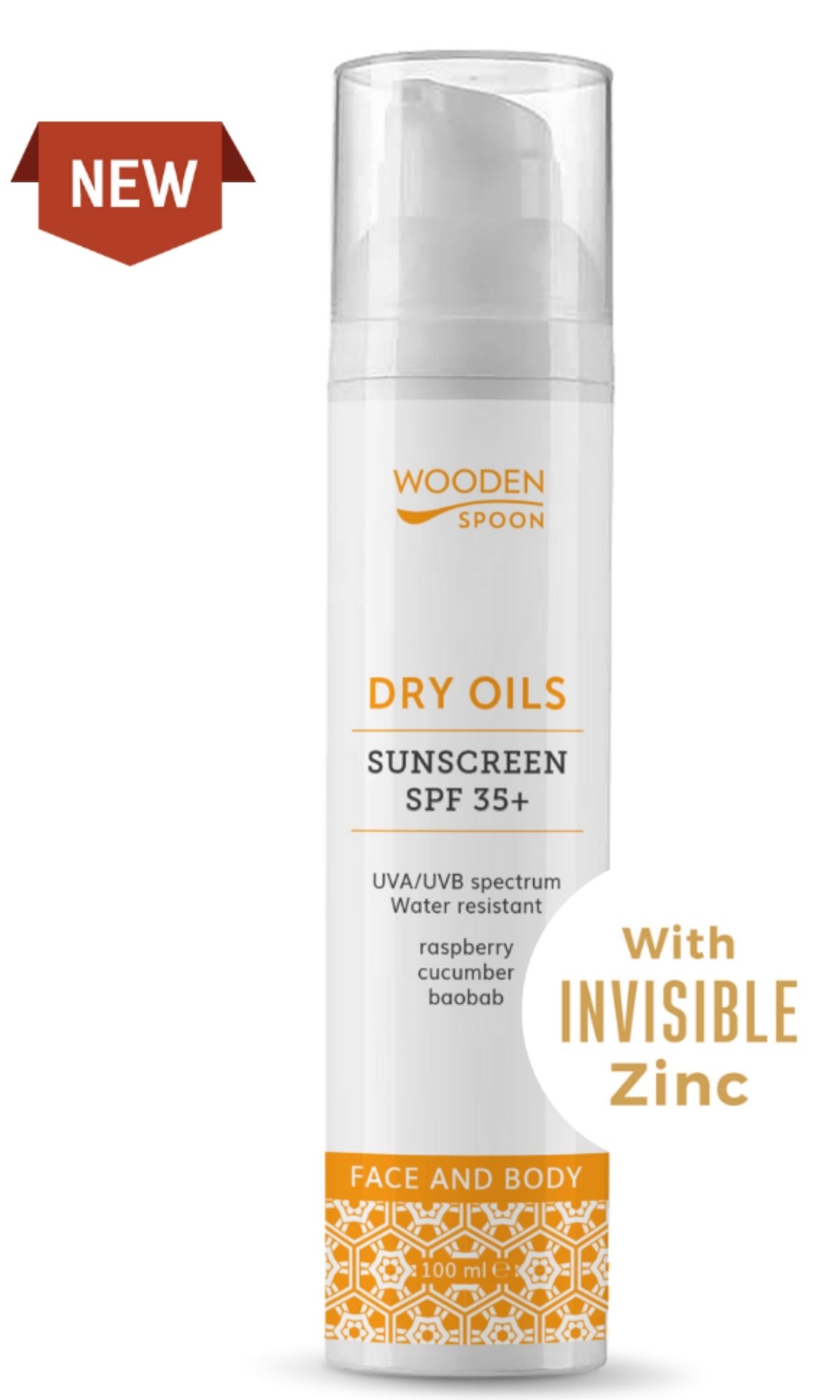 Wooden Spoon Bio Fényvédő arc- és testápoló SPF35+ (100 ml)