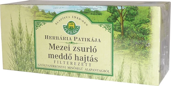 Zsurlófű filteres tea, Herbária