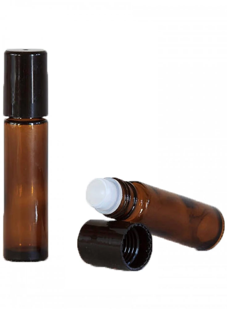 Barna golyós roll-on üveg (10ml)