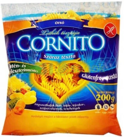 Cornito gluténmentes tészta (orsó)