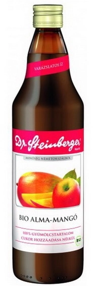 Dr. Steinberger gyümölcslé, bio (alma-mangó)
