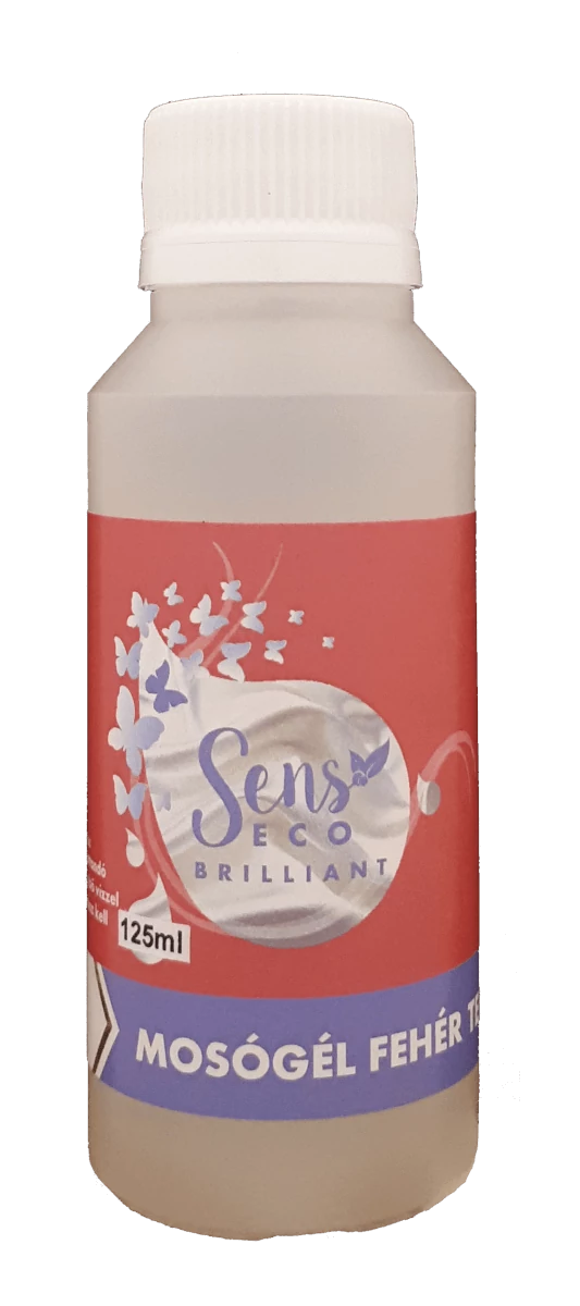 Fehérítő mosógél, SensEco Brilliant (125ml)