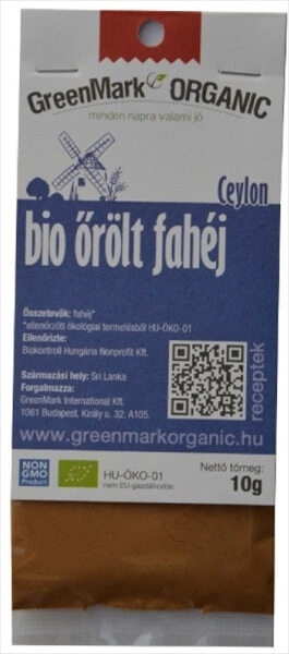 Fűszer bio, GreenMark (Fahéj)