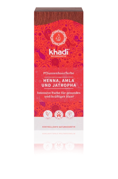 Henna hajfesték por, Khadi (vörös)