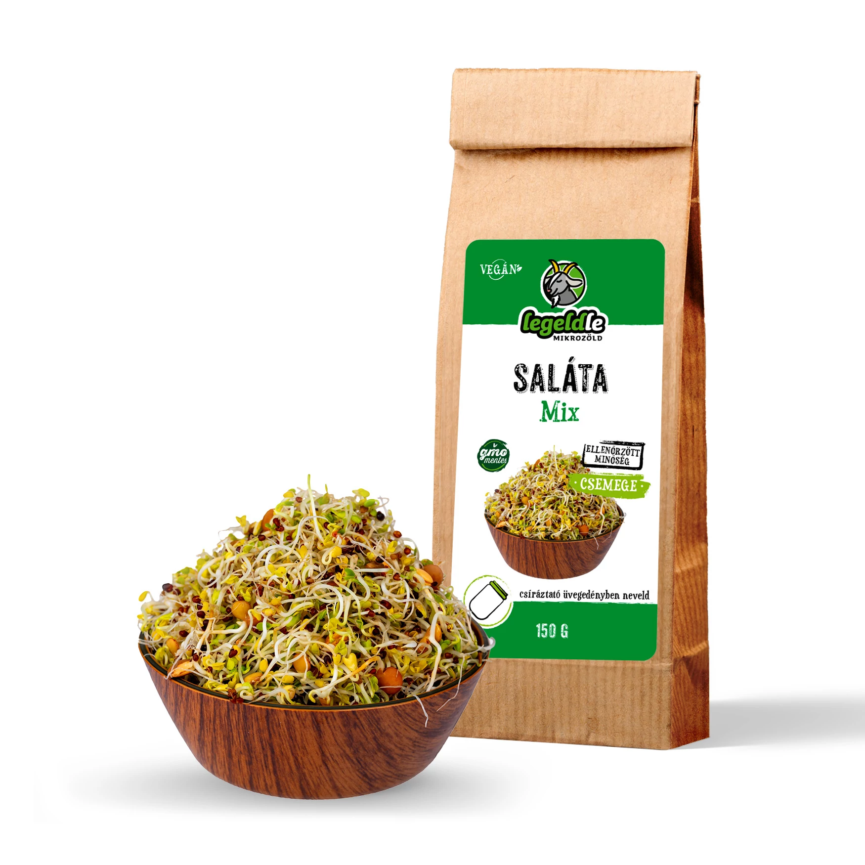 Legeldle Saláta Mix Csíra Magkeverék (150 g)