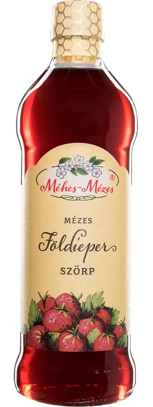 Méhes Mézes szörp, fruktózos (földieper)